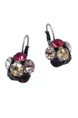 Nell by La Vie Hanging Flower Earriing Swarovski NBL-1011