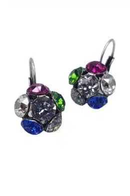 Nell by La Vie Hanging Flower Earriing Swarovski NBL-1028