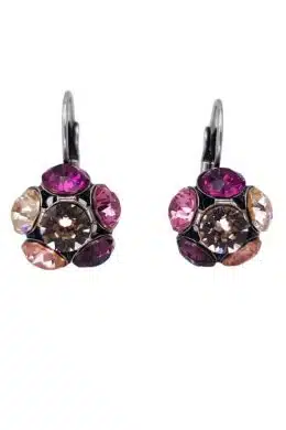 Nell by La Vie Hanging Flower Earriing Swarovski NBL-1035