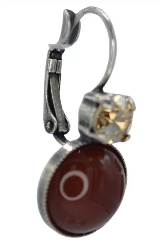 By Nell Earring Cabuchon Carneool NBL-1122