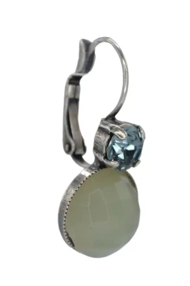 By Nell Earring Cabuchon Jade NBL-1203