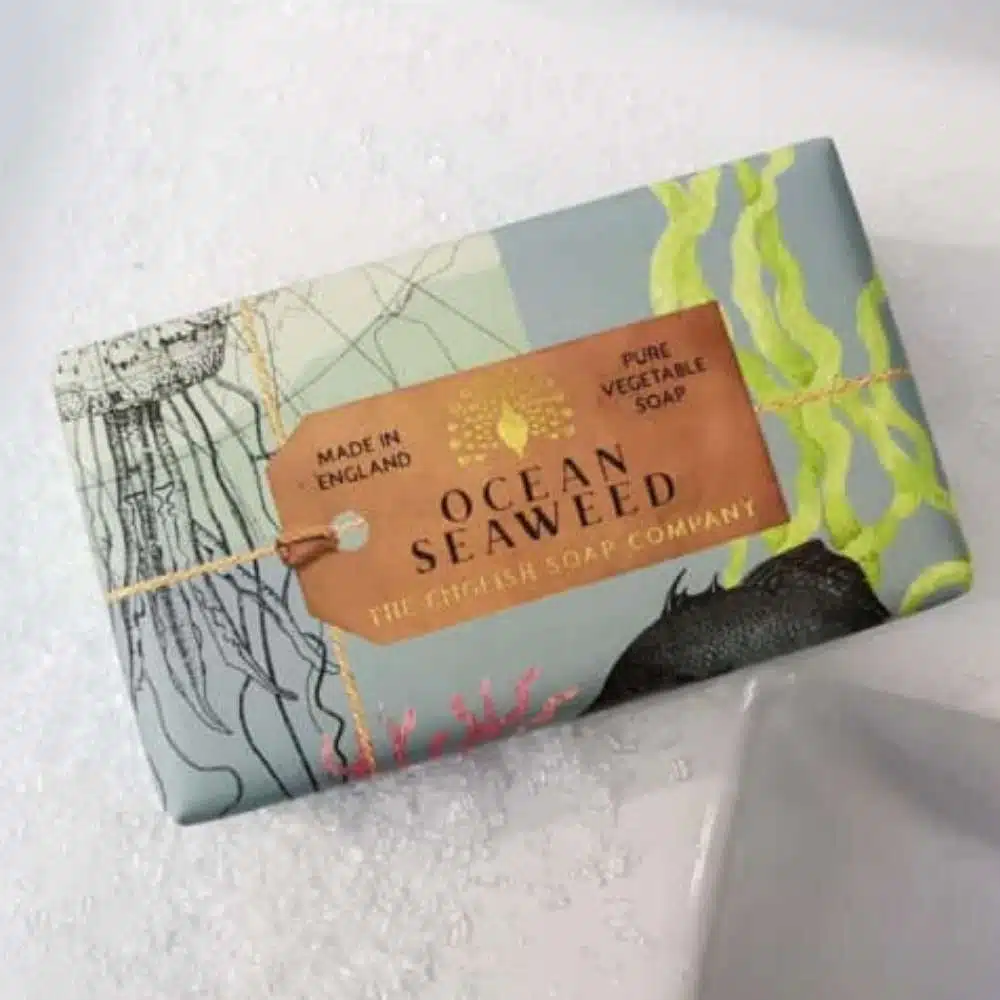 The English Soap Company Anniversary Ocean Seaweed Exfoliating Soap