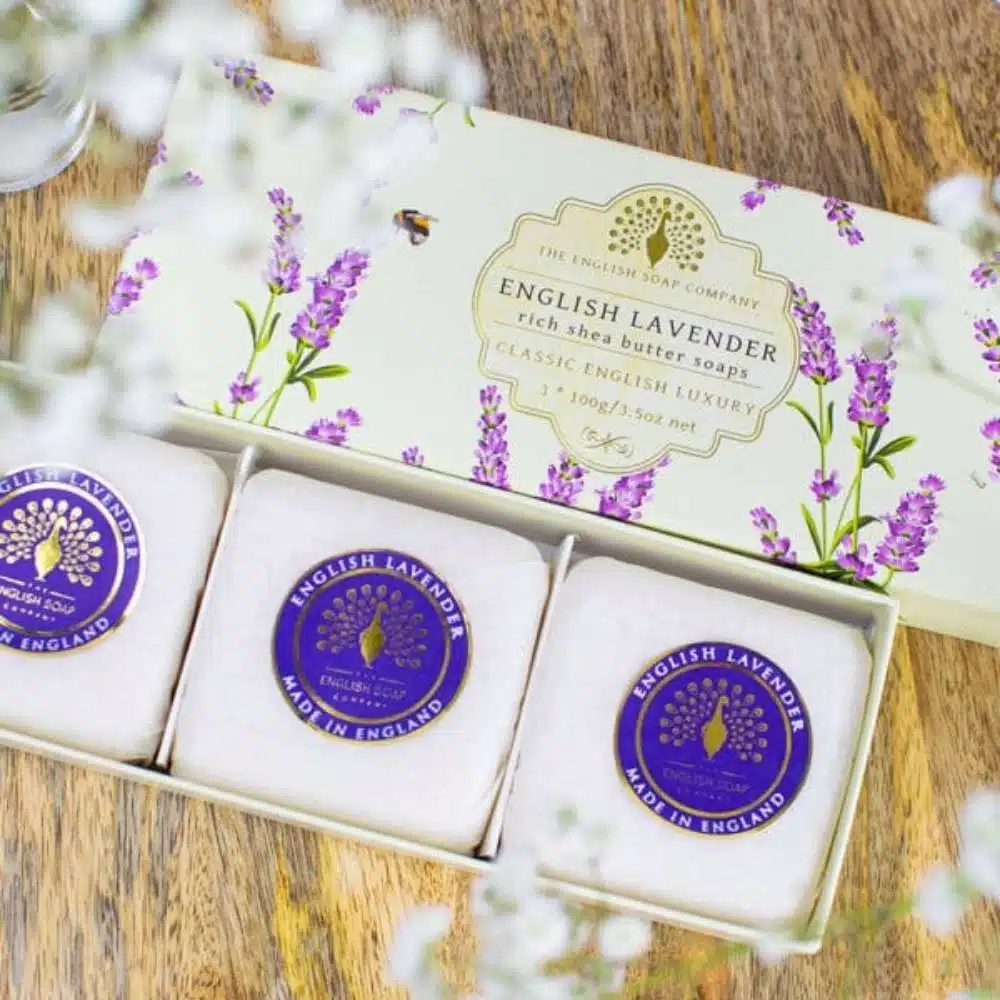 The English Soap Company English Lavender Hand Soap Gift Set