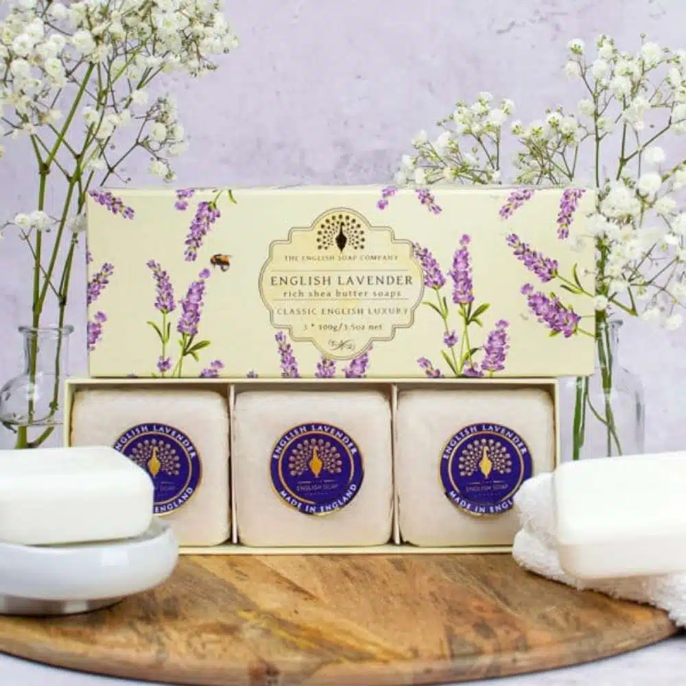 The English Soap Company English Lavender Hand Soap Gift Set