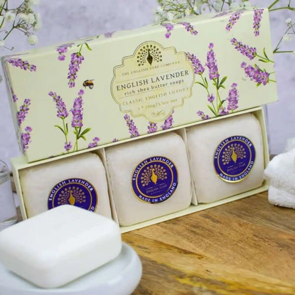 The English Soap Company English Lavender Hand Soap Gift Set