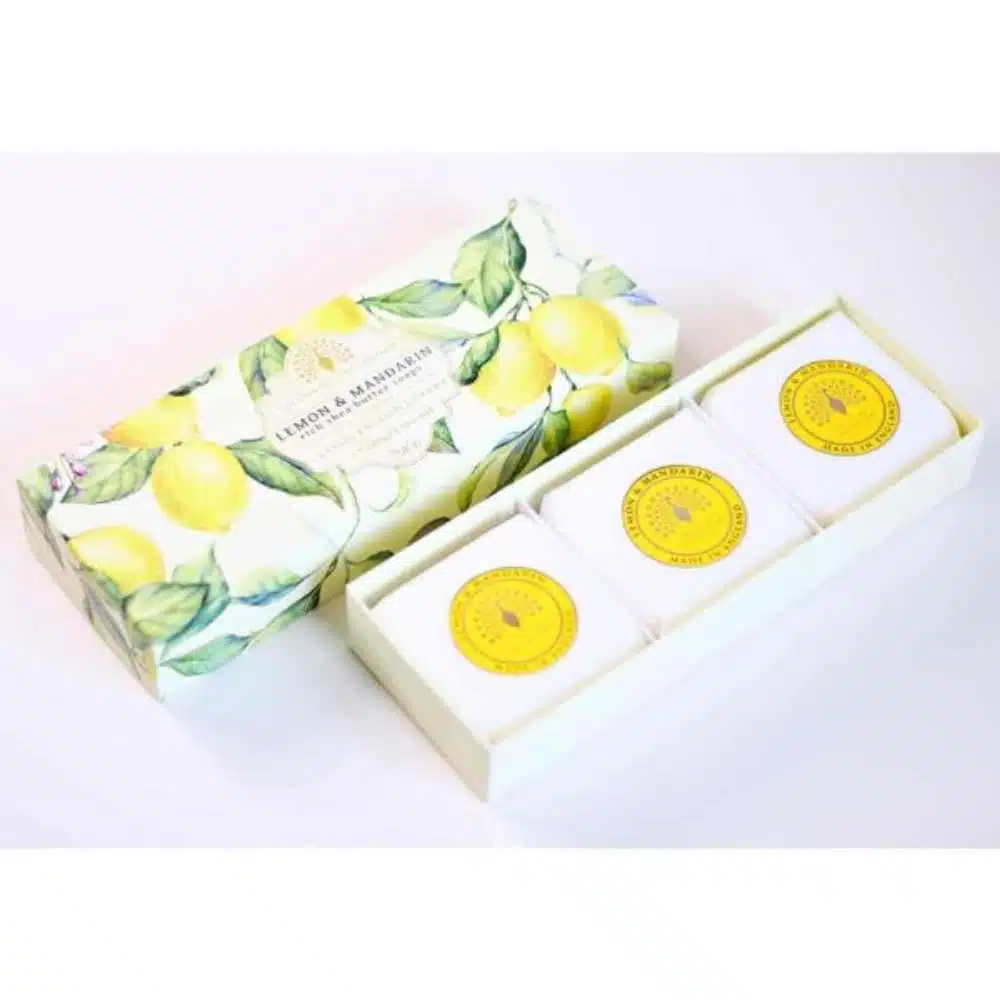 La Vie en Rose Damesmode The English Soap Company Lemon and Mandarin Hand Soap Gift Set