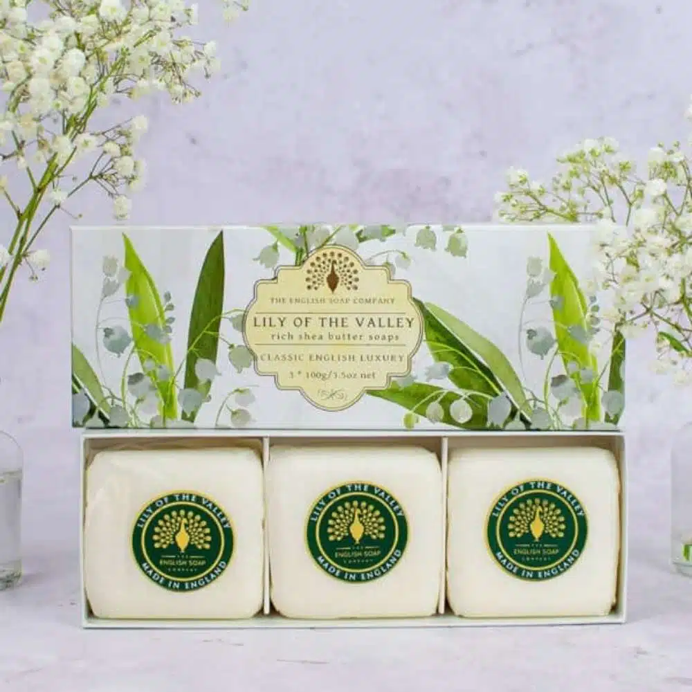 The English Soap Company Lily of the Valley Hand Soap Gift Set