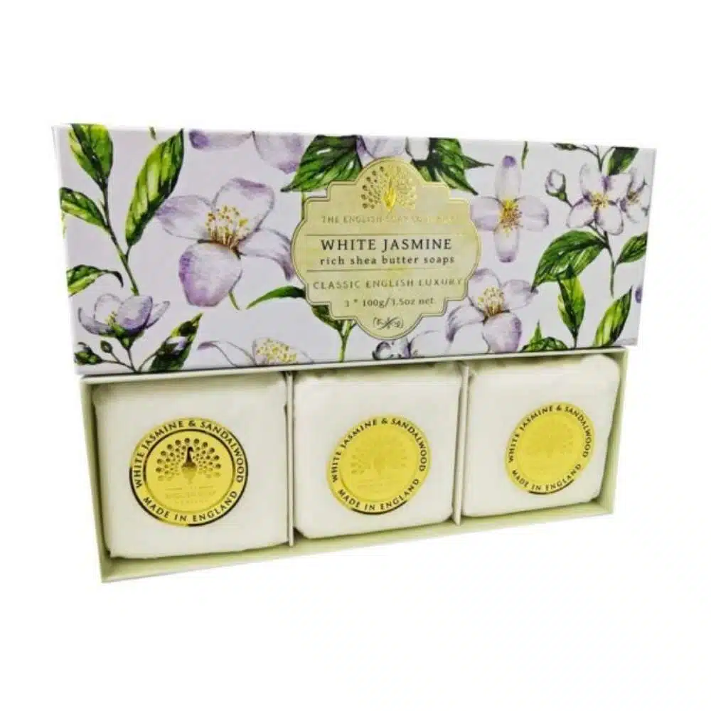 The English Soap Company White Jasmine Hand Soap Gift Set