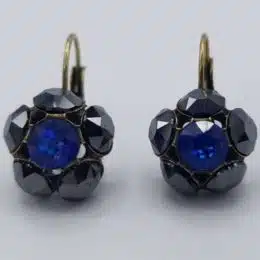 Nell by La Vie Hanging Flower Earriing Swarovski NBLEB-1094