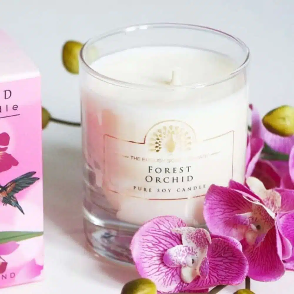 The English Soap Company 170 ml Soy Candle Forest Orchid
