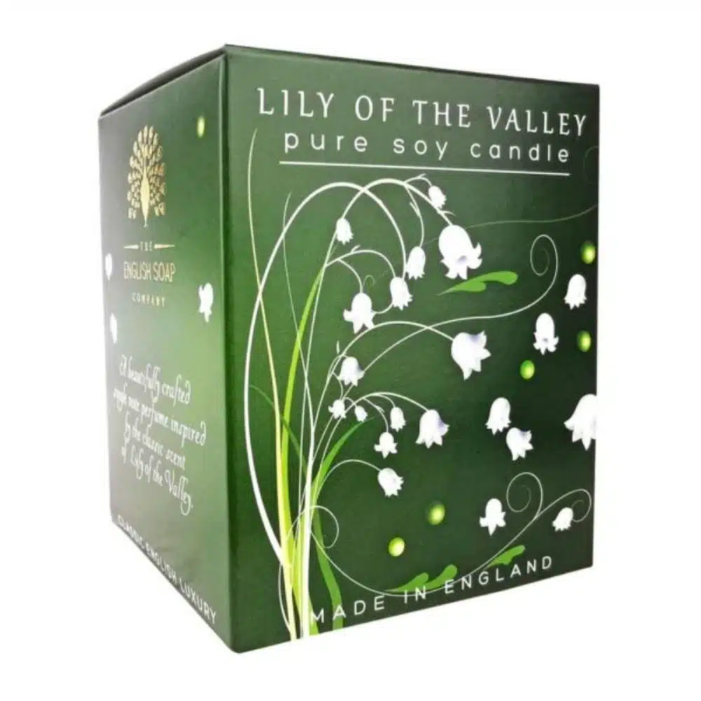 The English Soap Company 170 ml Soy Candle Lily of the Valley