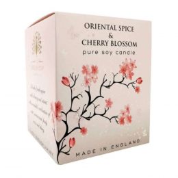 The English Soap Company 170 ml Soy Candle Oriental Spice & Cherry Blossom