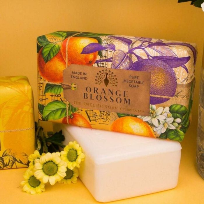 The English Soap Company Anniversary Orange Blossom Soap