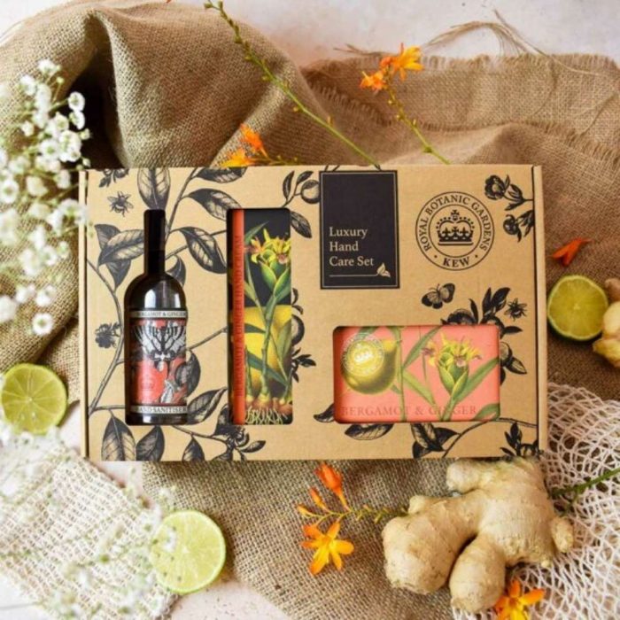 The English Soap Company Kew Gardens Bergamot and Ginger Hand Care Gift Box