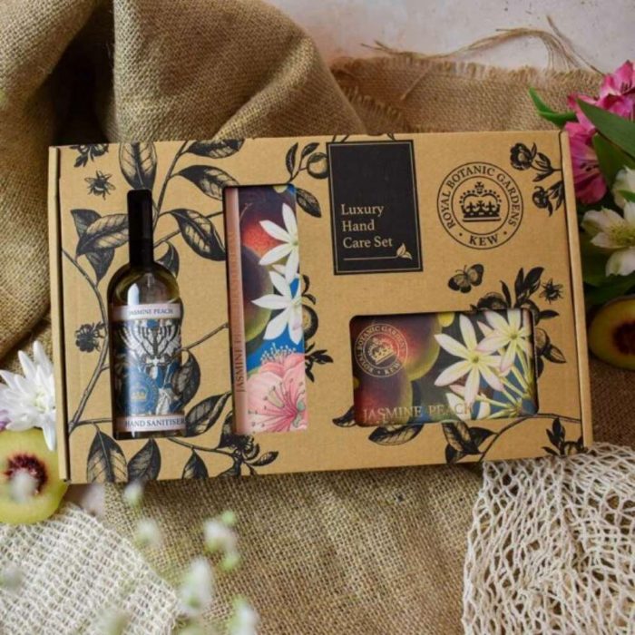 The English Soap Company Kew Gardens Jasmine Peach Hand Care Gift Box