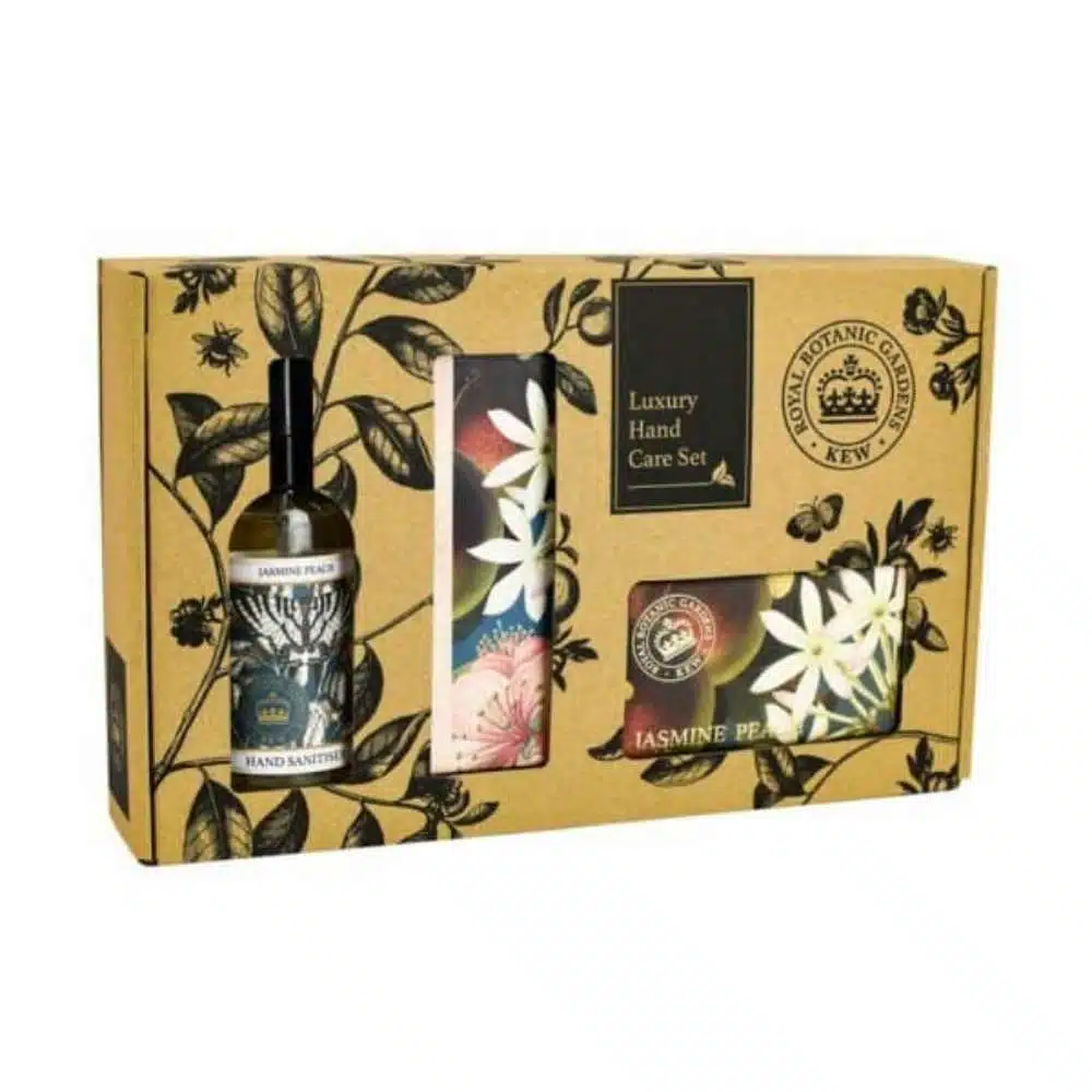 The English Soap Company Kew Gardens Jasmine Peach Hand Care Gift Box