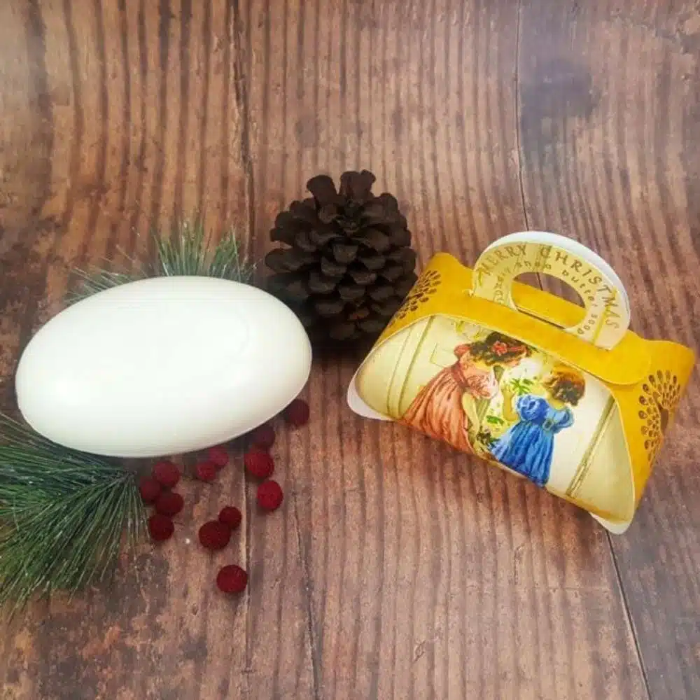 The English Soap Company Spiced Plum and Honeysuckle Victorian Christmas Gift Soap