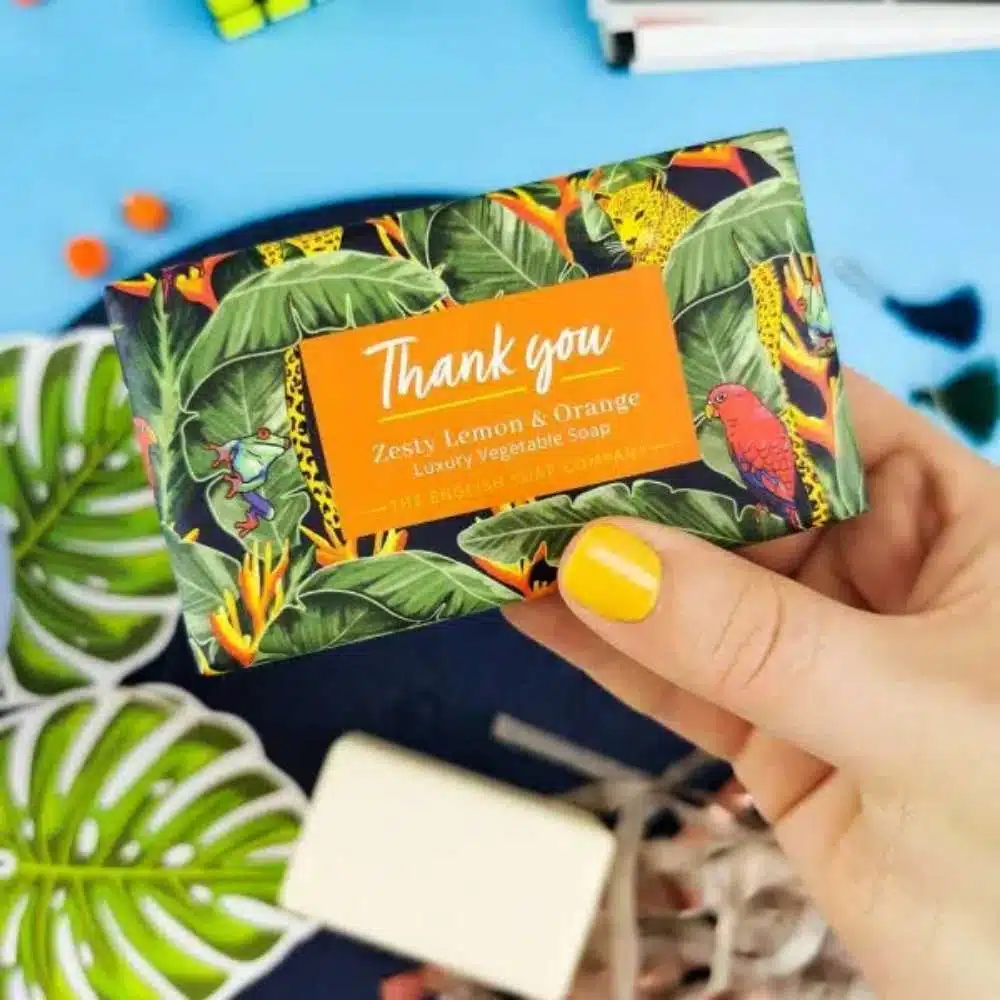 The English Soap Company Zesty Lemon and Orange Thank You Soap
