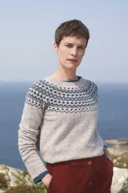 Seasalt Cornwall Camber Rocks Jumper Golding Aran Light Squid (1)