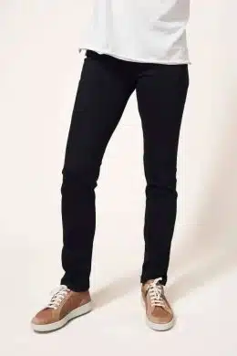 White Stuff Brooke Straight Leg Jeans Black Denim