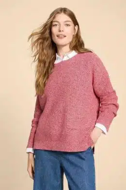 White Stuff Northbank Jumper Pink Multi - La Vie en Rose