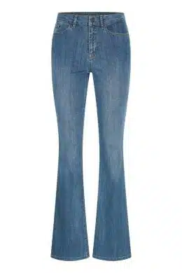 Cloud9 Dora Flared Leg Washed Light Blue - La Vie en Rose Damesmode