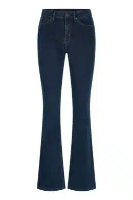 Cloud9 Dora Flared Leg Washed Mid Blue - La Vie en Rose Damesmode (4)