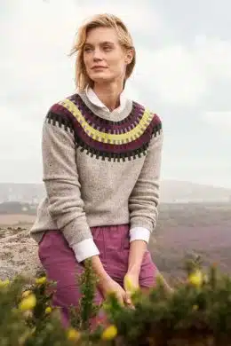 Seasalt Cornwall Berlewen Fair Isle Jumper Croquet Aran Multi - La Vie en Rose Damesmode