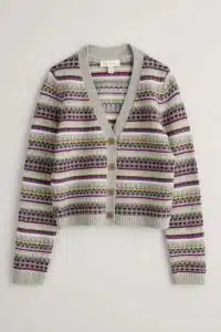 Seasalt Cornwall Lamoma Lane Cardigan Hemmick Aran Multi