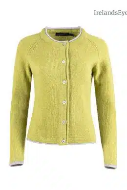 IrelandsEye KnitwearKilliney Cardigan Green Apple - La Vie en Rose Damesmode