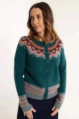 Danefae Dananja Wool Cardigan Dark Slate - La Vie en Rose Damesmode