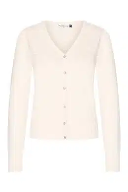 Very Cherry Lucia Cardigan Ecru - La Vie en Rose Damesmode