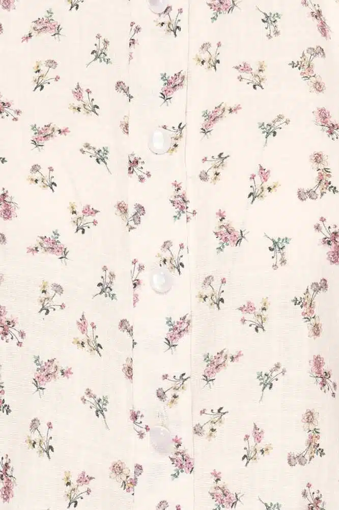 Very Cherry Montmartre Blouse Lavender Fields Bloemen- La Vie en Rose Damesmode