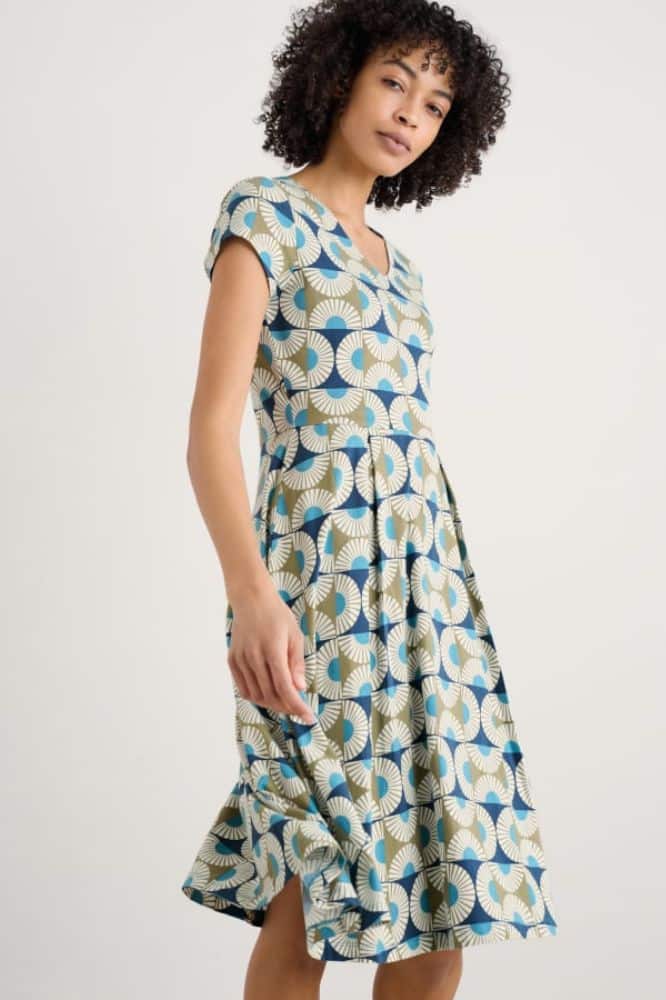 Seasalt Cornwall Pier View Dress Sun Geo Poseidon - La Vie en Rose Damesmode