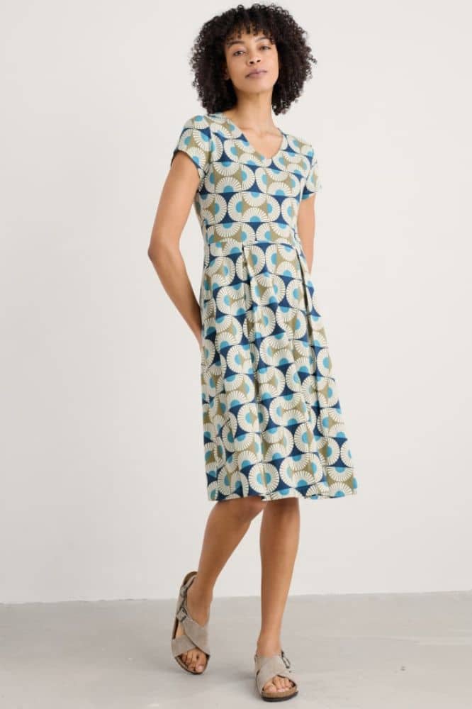 Seasalt Cornwall Pier View Dress Sun Geo Poseidon - La Vie en Rose Damesmode