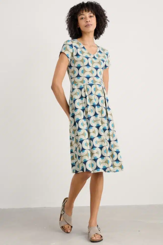 Seasalt Cornwall Pier View Dress Sun Geo Poseidon - La Vie en Rose Damesmode