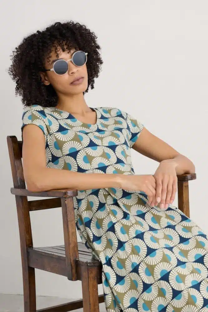 Seasalt Cornwall Pier View Dress Sun Geo Poseidon - La Vie en Rose Damesmode