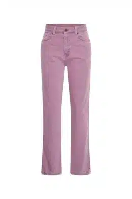 Cloud9 Jane Mum Jeans Cropped Berry - La Vie en Rose Damesmode