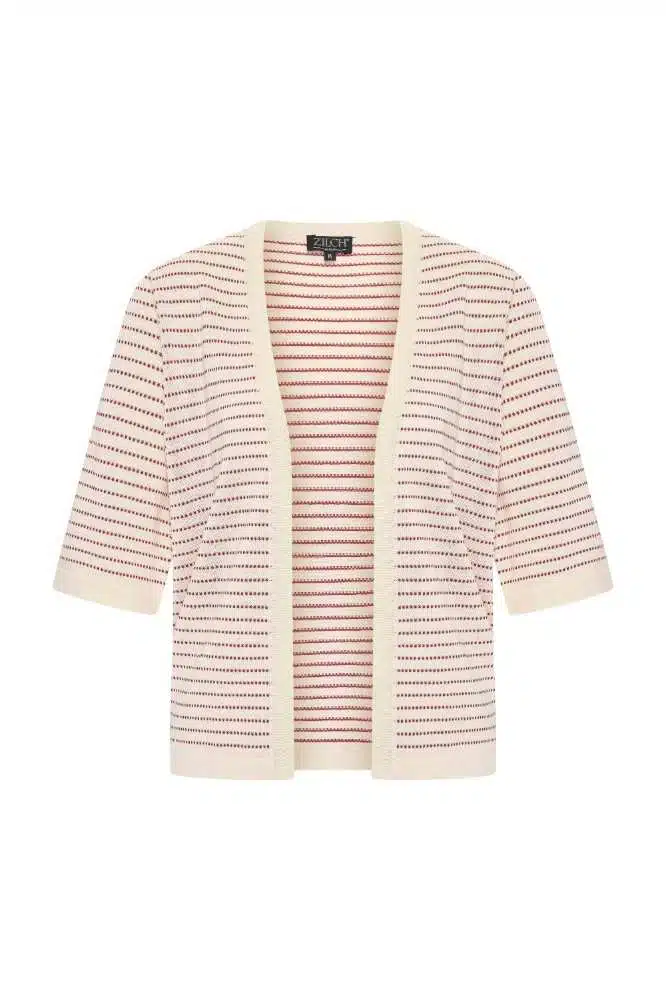 Zilch Cardi Stripe Ruby - La Vie en Rose Damesmode (10)