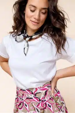 Zilch T-Shirt Pure White - La Vie en Rose Damesmode