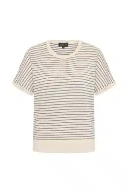 Zilch Top Stripe Navy - La Vie en Rose Damesmode