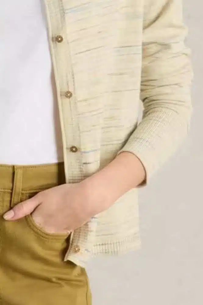 White Stuff Lulu Spacedye Cardigan Nat Multi - La Vie en Rose Damesmode