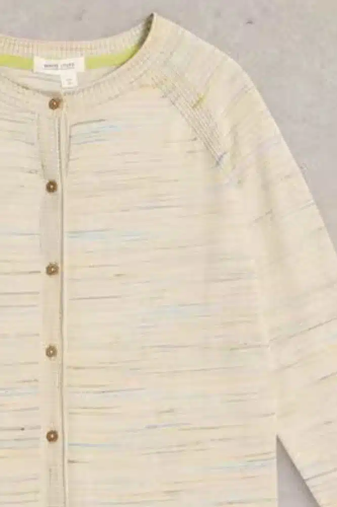 White Stuff Lulu Spacedye Cardigan Nat Multi - La Vie en Rose Damesmode