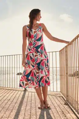 Seasalt Cornwall Sun Gleam Dress Spinnaker Sails Chalk - La Vie en Rose Damesmode (2)