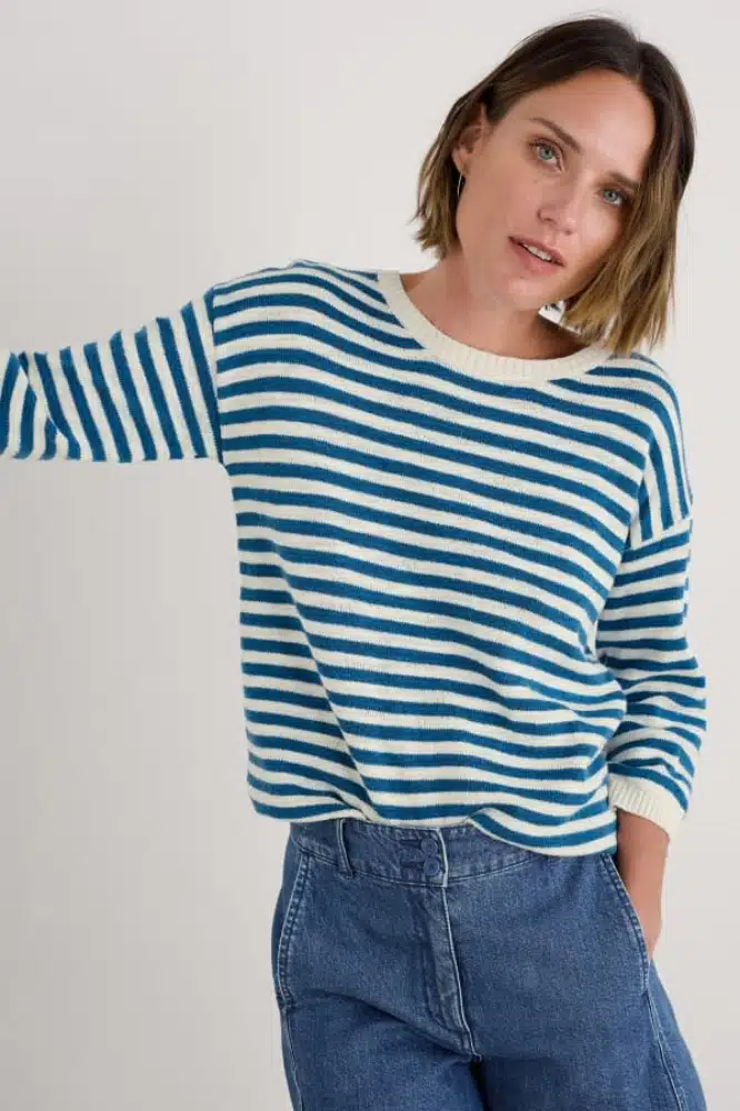 Seasalt Cornwall Knavock Jumper Mini Cornish Sailor Ecru - La Vie en Rose Damesmode