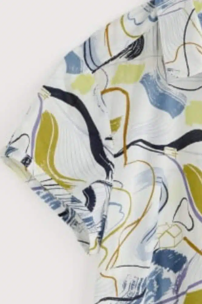 Seasalt Cornwall Rushmaker Shirt Porthmeor Sketch Chalk - La Vie en Rose Damesmode