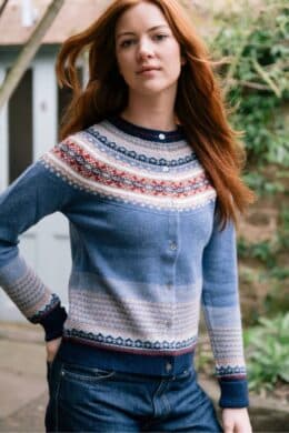 Alpine Cardigan Blue Morning (1)