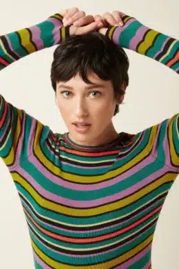 King Louie Agnes Rib Top Ozark GOTS Multicolor 09913999_5 (1)