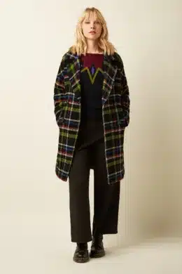 King Louie Nia Coat Karly Check Black