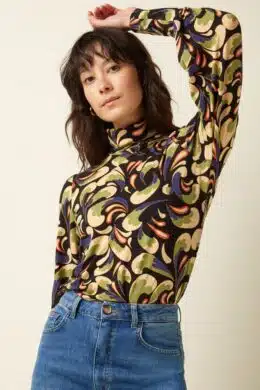 King Louie Ricky Top Rumble Black - La Vie en Rose Damesmode